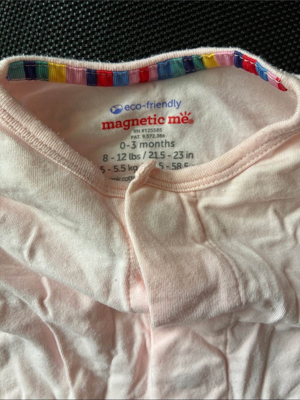 Soft Pink Footed One-Piece Pajamas for Kids, Magnetic Me! - Picture 2 of 5